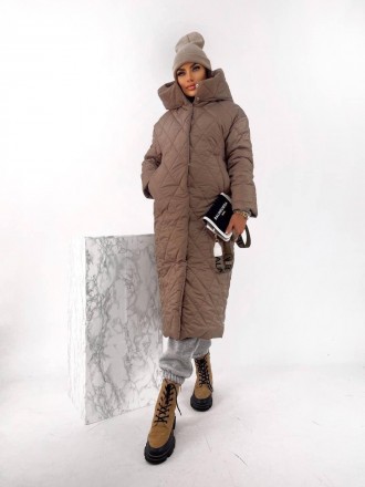 НАЛИЧИЕ УТОЧНЯЙТЕ!
? Женское пальто зимнее стеганное ?
▪ Материал: плащевка стег. . фото 8