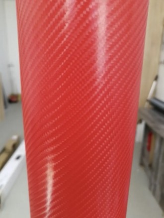  Вінілова плівка 7D Carbon із вуглецевого волокна на клейкій основі. Призначена . . фото 4