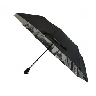 Женский зонт полуавтомат на 10 спиц из фибергласса с пластиковым окончанием, кра. . фото 2