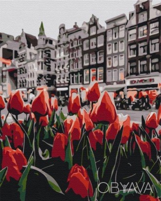 Картина за номерами: Тюльпани Амстердаму 40*50 Работаем с 2011 годаБлагодаря бол. . фото 1