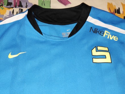Футболка NikeFive, размер-XL, длина 70/75, под мышками-57см, новое состояние, 27. . фото 4