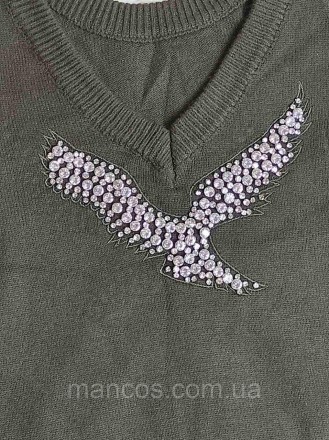 Женский свитер Cocomaxx цвета хаки с кристаллами
Состояние: новое
Производитель:. . фото 5