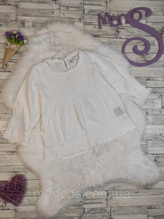Детская туника TEX Girlswear для девочки белая рубашка Размер 122. Кривой Рог. фото 1 Детская туника TEX Girlswear для девочки белая рубашка Размер 122. Кривой Рог. фото 1