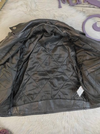 Детская натуральная кожаная куртка косуха для мальчика черная 
Состояние: в отли. . фото 8