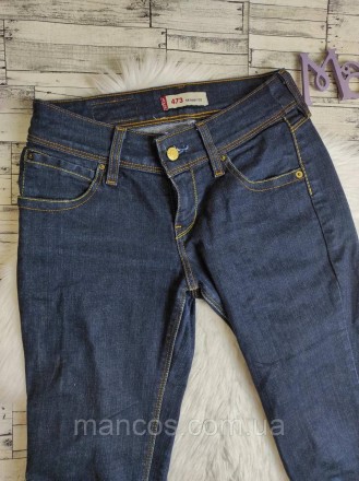 Женские джинсы Levis синие 
Состояние: б/у, в идеальном состоянии
Производитель:. . фото 3