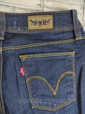 Женские джинсы Levis синие 
Состояние: б/у, в идеальном состоянии
Производитель:. . фото 8