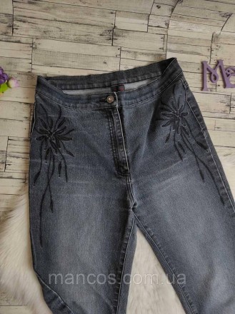 Женские джинсы Talace графитовый цвет с вышивкой
Состояние: б/у, в идеальном сос. . фото 3