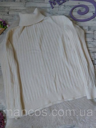 Женский свитер под горло белый
Состояние: новое (без бумажной бирки)
Размер: 46 . . фото 3
