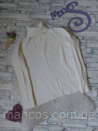 Женский свитер под горло белый
Состояние: новое (без бумажной бирки)
Размер: 46 . . фото 2