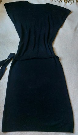 Продам новое трикотажное черное приталенное платье французской марки An'ge.. . фото 4