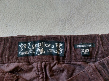 Продам стильные вельветовые штаны французской марки Complices в отличном состоян. . фото 7