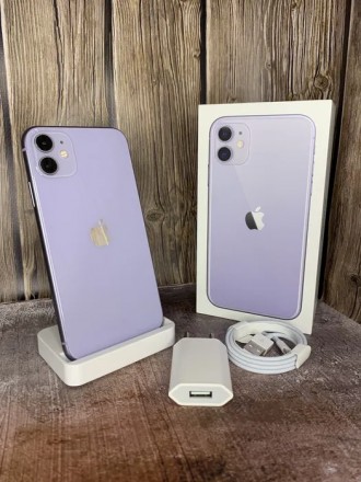 Продам iPhone 11 purple, neverlock на 64 гб в идеальном состоянии. Aбсолютно все. . фото 2