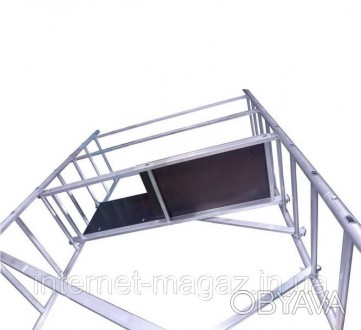 Алюминиевые вышки-туры ВТ 10 предназначены для проведения строительных, фасадных. . фото 1