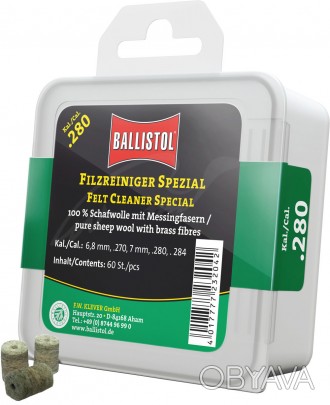 Патч для чистки Ballistol войлочный специальный 7 мм (.284) 60шт/уп
Высококачест. . фото 1