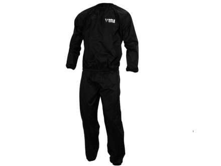 Описание:
Размеры: M, L, XL
Костюм для сгонки веса TITLE Exceed Nylon Sauna Suit. . фото 2