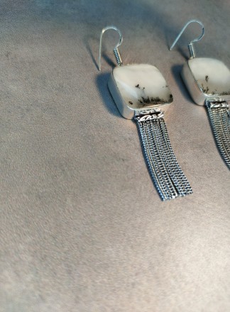 Пропонуємо Вам придбати сережки з дендроопалу квадрат " Бахрома".
	
	
	
	Виробни. . фото 8