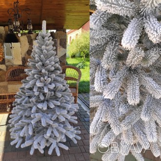 Буковельская заснеженная 2.3м литая елка искусственная ель праздничная со снегом