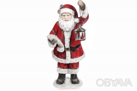 Новогодняя фигура Санта с фонариком 80см, цвет – красный.
Высота 80см
Материал: . . фото 1