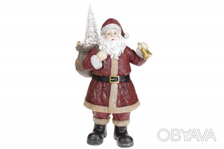 Декоративная фигура Санта с LED подсветкой, 52см, цвет – бордо
Размер 28.5*19*52. . фото 1