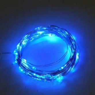 Гирлянда нить "Капля росы" 100LED, синий, 10м, 2 режима, 3АА батарейки. Одесса. фото 1 Гирлянда нить "Капля росы" 100LED, синий, 10м, 2 режима, 3АА батарейки. Одесса. фото 1
