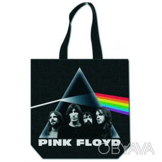 Офіційна ліцензійна бавовняна велика сумка з дизайнерським мотивом "Pink Floyd".. . фото 1