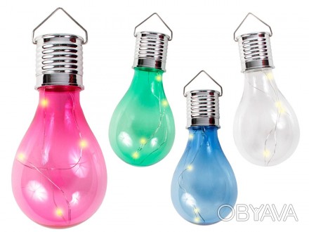 Яскраві скляні лампочки пропонуються у чотирьох колірних варіантах. Така прикрас. . фото 1