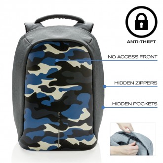  Рюкзак "Bobby Compact"Camouflage з надійним захистом проти крадіжки від популяр. . фото 8