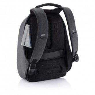 Стильный высококачественный рюкзак-антиворBobby Hero Blackчерного цвета- с уника. . фото 6