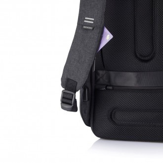 Стильный высококачественный рюкзак-антиворBobby Hero Blackчерного цвета- с уника. . фото 9