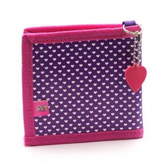 Яскравий ізручний гаманець у сердечки для дівчинки обов'язково сподобаєтьсяусім . . фото 3