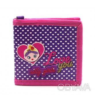 Яскравий ізручний гаманець у сердечки для дівчинки обов'язково сподобаєтьсяусім . . фото 1