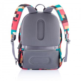Стильний високоякісний рюкзак-антивор XD Design Bobby Softз модним візерунком за. . фото 7