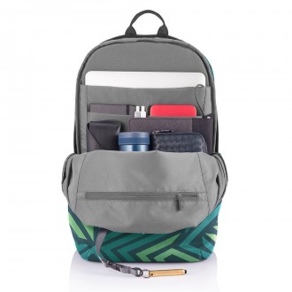 Стильний високоякісний рюкзак-антивор XD Design Bobby Softз модним візерунком за. . фото 8