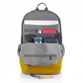 Стильний високоякісний рюкзак-антивор XD Design Bobby Softм'ятного кольору поріз. . фото 8