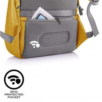 Стильний високоякісний рюкзак-антивор XD Design Bobby Softм'ятного кольору поріз. . фото 10