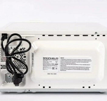 Микроволновая печь Grunhelm 20MX701-W 700w 20L
 
Микроволновая печь модели Gru. . фото 6
