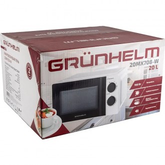 Микроволновая печь Grunhelm 20MX701-W 700w 20L
 
Микроволновая печь модели Gru. . фото 8