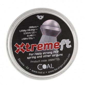 Пули Coal Xtreme Field Target 5.5 мм, вес - 1.35 г. 200 шт/уп
Линейка тяжелых пн. . фото 5
