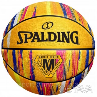 Баскетбольный мяч Spalding NBA Marble предназначен для игры в стритбол выполнен . . фото 1