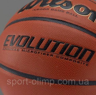 М'яч Баскетбольний Wilson Evolution size 6 Матеріал - покращена композитна шкіра. . фото 4