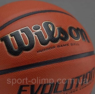 М'яч Баскетбольний Wilson Evolution size 6 Матеріал - покращена композитна шкіра. . фото 3