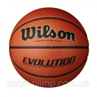 М'яч Баскетбольний Wilson Evolution size 6 Матеріал - покращена композитна шкіра. . фото 2