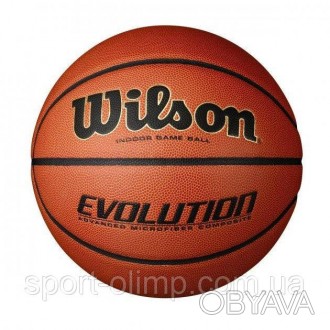 М'яч Баскетбольний Wilson Evolution size 6 Матеріал - покращена композитна шкіра. . фото 1