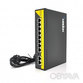BT-D6010FE — це 8-портовий комутатор Fast Ethernet, який підтримує передавання д. . фото 1