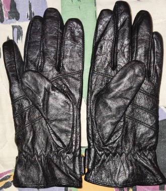 Кожаные перчатки Mercer&Madison, размер S/P, ширина-8см, средний палец-8см, . . фото 3
