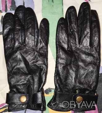 Кожаные перчатки Mercer&Madison, размер S/P, ширина-8см, средний палец-8см, . . фото 1