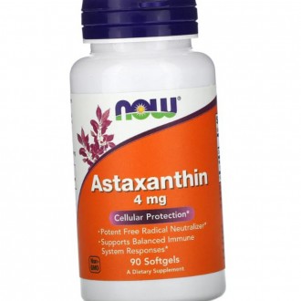  
Описание Now Astaxanthin 4 mg
Биологически активная добавка NOW Astaxanthin 4 . . фото 6