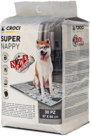 Одноразові, гігієнічні пелюшки для собак і цуценят Croci Super nappy допоможуть . . фото 2