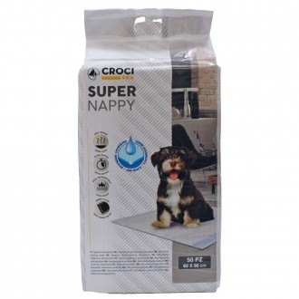 Одноразові, гігієнічні пелюшки для собак і цуценят Croci Super nappy допоможуть . . фото 3