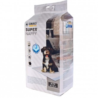 Одноразові, гігієнічні пелюшки для собак і цуценят Croci Super nappy допоможуть . . фото 2